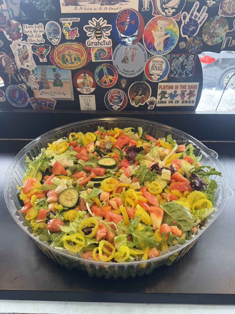 Garden salad catering tray