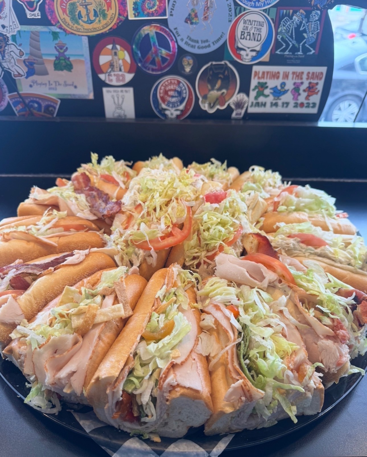 Loaded hoagie tray