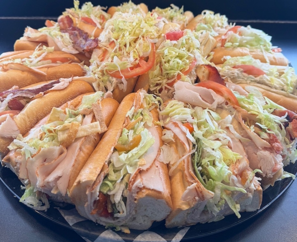 Hoagie catering tray